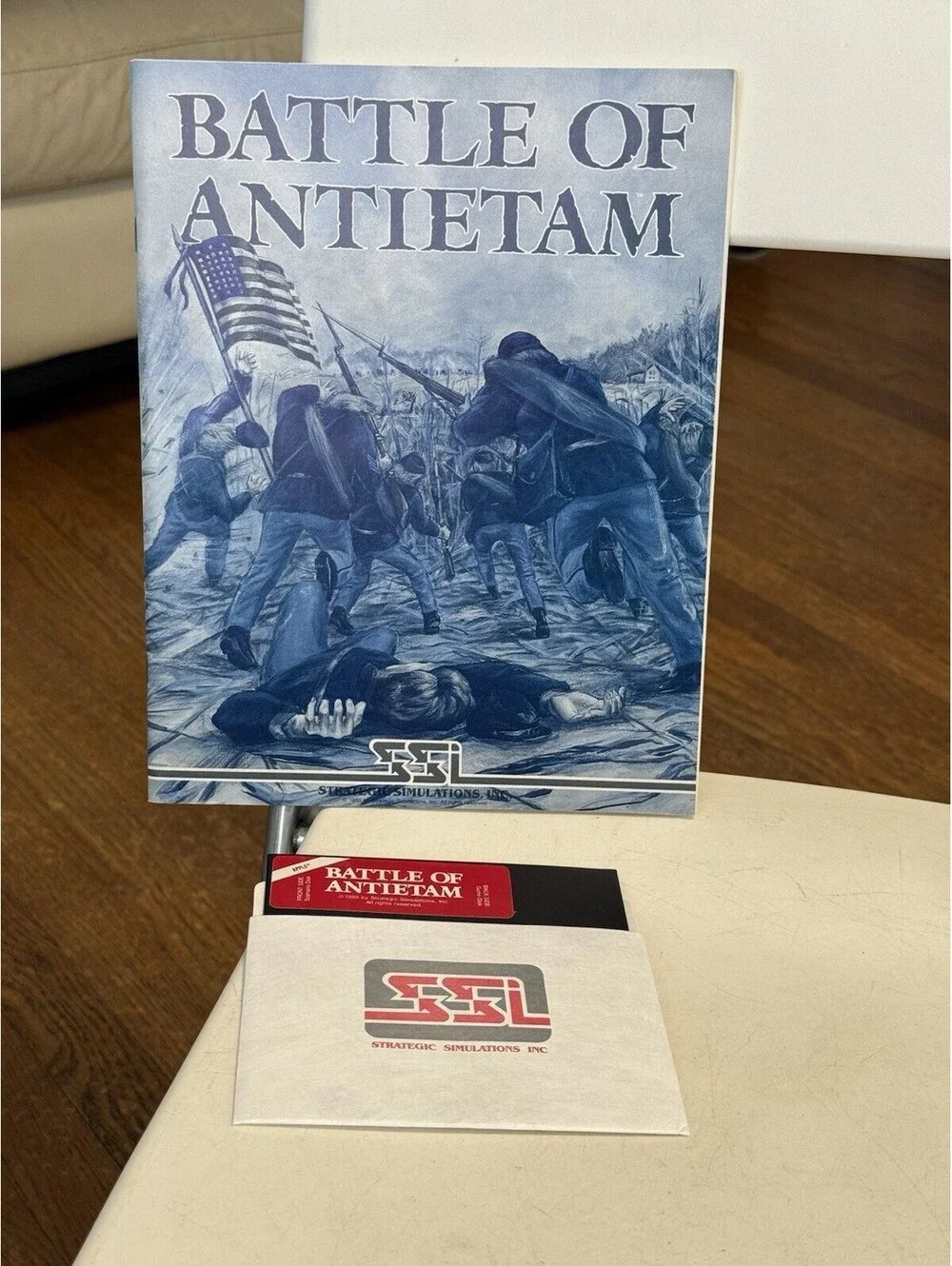 Battle of Antietam Apple II 1985 Strategic Simulations Inc W/manual , Looks Good